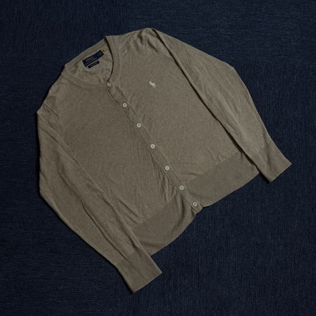 폴로 랄프로렌 그레이 가디건