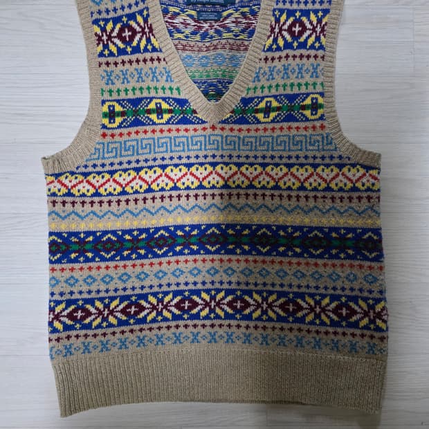 폴로 랄프로렌 페어아일 베스트 M