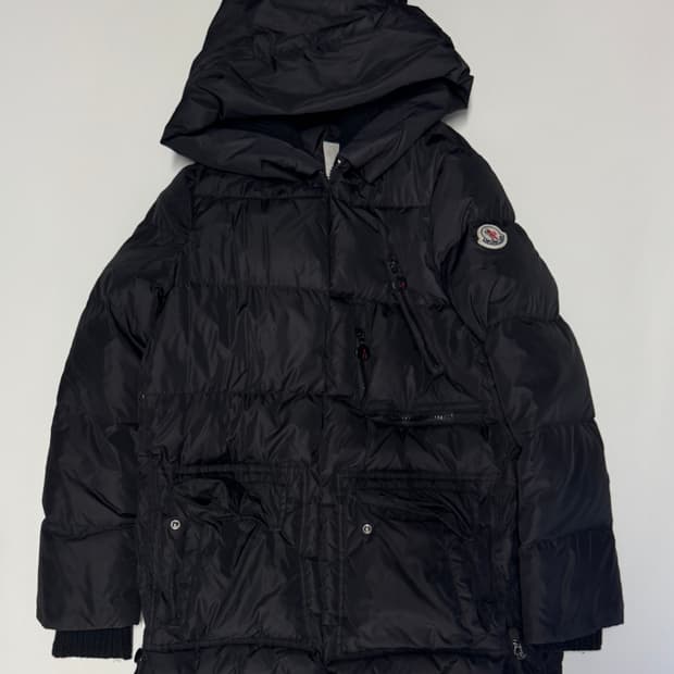 여성 몽클레어 빈티지 리메이크 커스텀 후드 다운 패딩 S