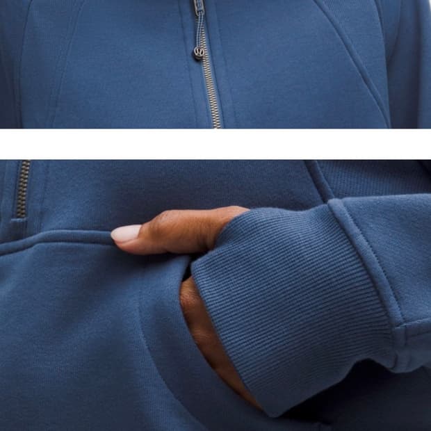 (새상품) 룰루레몬 스쿠바 오버사이즈 퍼넬넥 하프집업