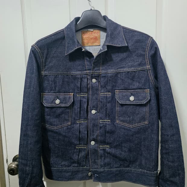 슈가케인 1953 2세대 셀비지 데님자켓 38 사이즈