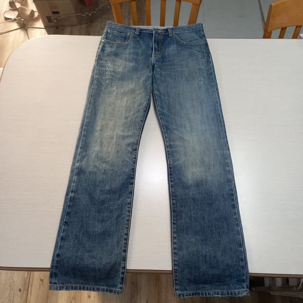 32 리바이스523 데미지워싱 일자진 32-364