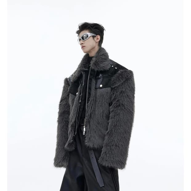 아워플랜 퍼 레더 자켓