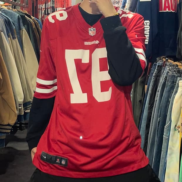 [IM] NFL X NIKE 레드 No.BOSA 반팔져지