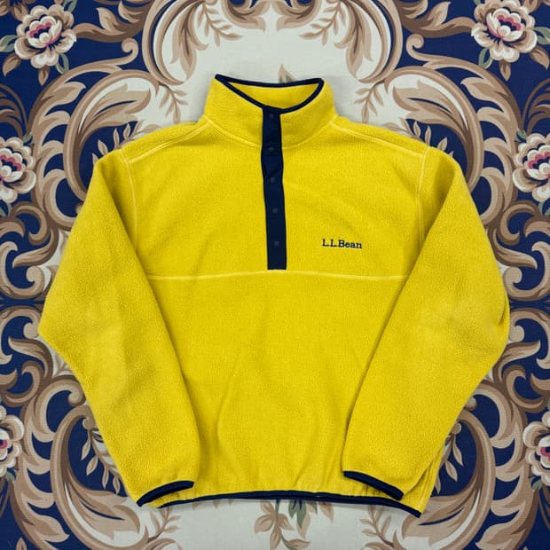 (M)엘엘빈 L.L.Bean 플리스 풀오버 자켓(옐로우)