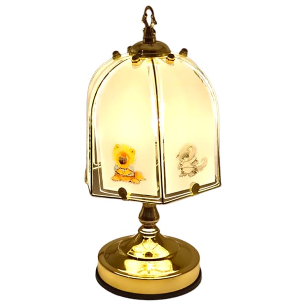 90s 레트로 애니멀 글라스 터치 테이블 램프