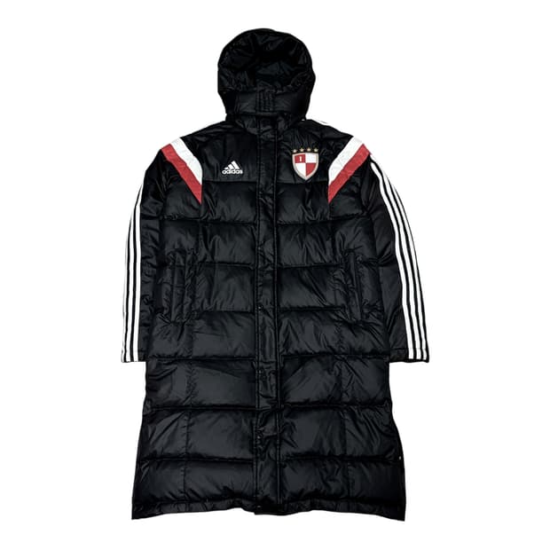 아디다스 X 아이파크 덕다운 블랙 롱 패딩