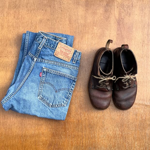 90s Levis 517 Denim Pants Red Tab