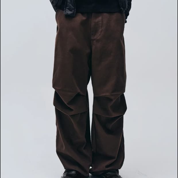 인템포무 에어본 패러슈트 팬츠_브라운 XL 