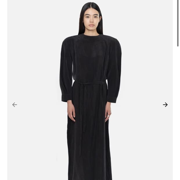 아모멘토 cupro raglan dress
