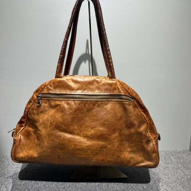 Jas M.B 빈티지가공 레더 볼링백 포터 장인 가죽 추천