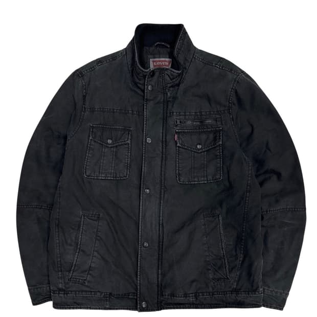 00s 리바이스 누빔자켓 블랙 (XL) 