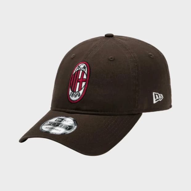 뉴에라 AC밀란 볼캡 브라운
