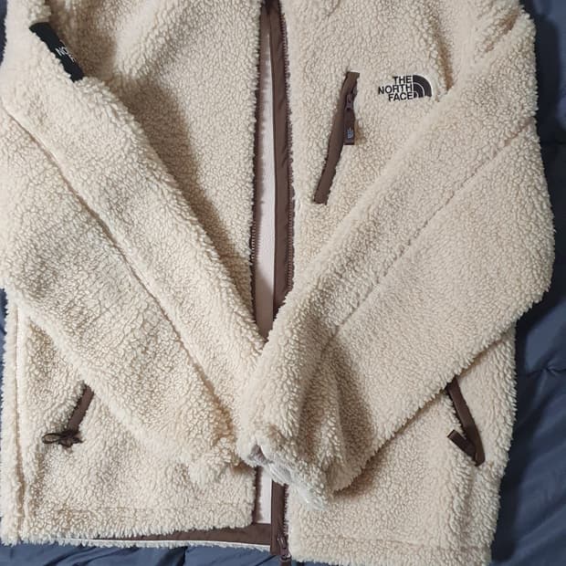 노스페이스 플리스 베이지 L사이즈 판매