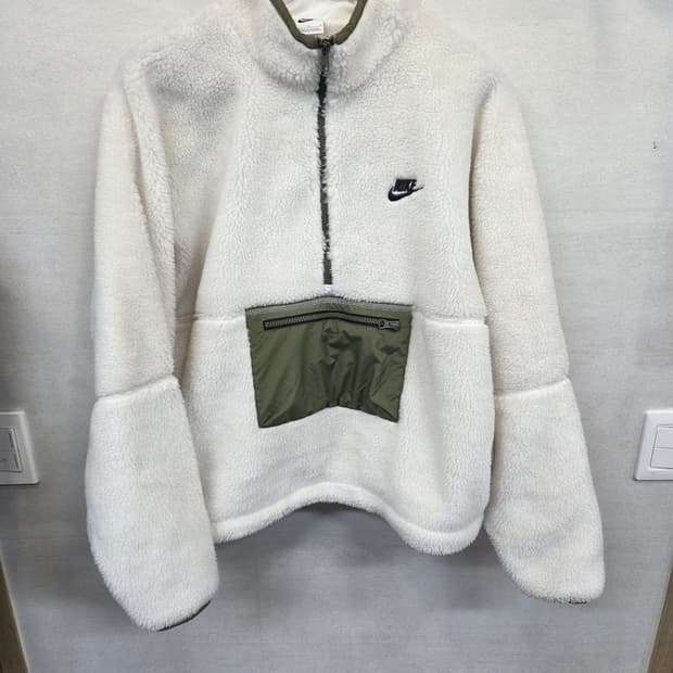나이키 nsw 윈터라이즈 아노락 플리스 자켓 L 오버핏 