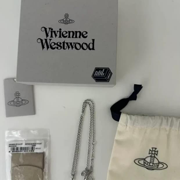 (풀박스/ 거의새거)비비안웨스트우드 바스 목걸이/비비안웨스트우드목걸이