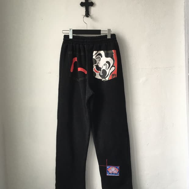 Evisu sweat pants
