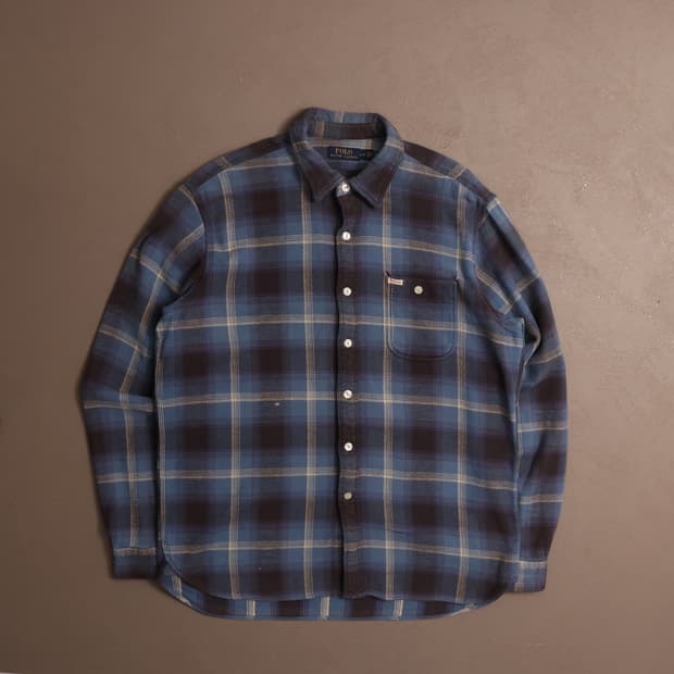 폴로 랄프로렌 헤비코튼 플란넬 체크셔츠 A1405