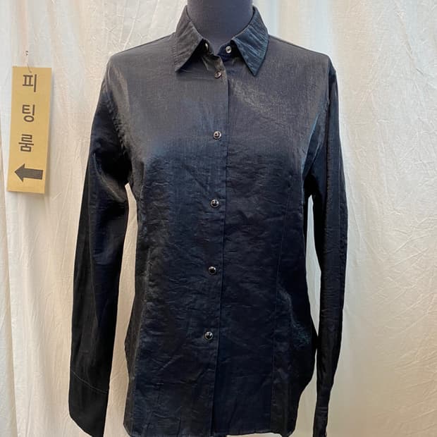 EVEX 블랙글로시셔츠(M)