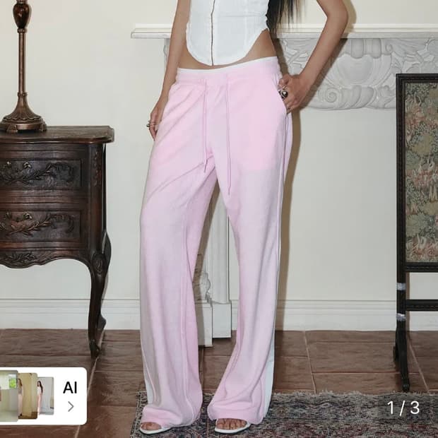 플리즈노팔로우 Cobi Tarry Pants (Baby Pink)