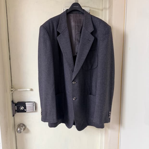 Courreges 꾸레쥬 옴므 트위드 자켓 블레이저