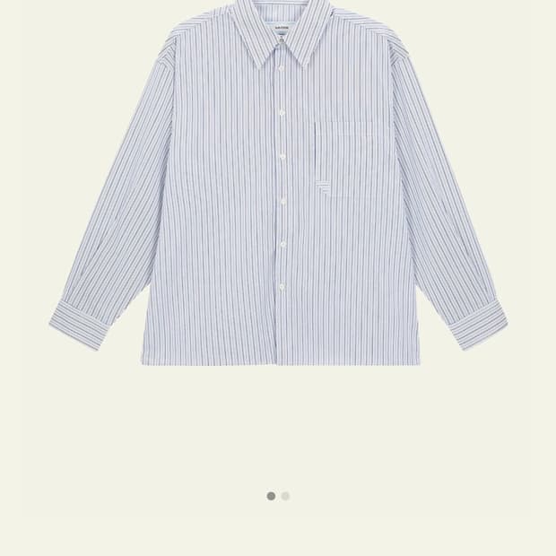 [2] 웨이비니스 오리가미 셔츠 오션블루