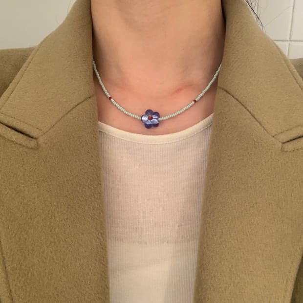 [GOH] forget-me-not necklace