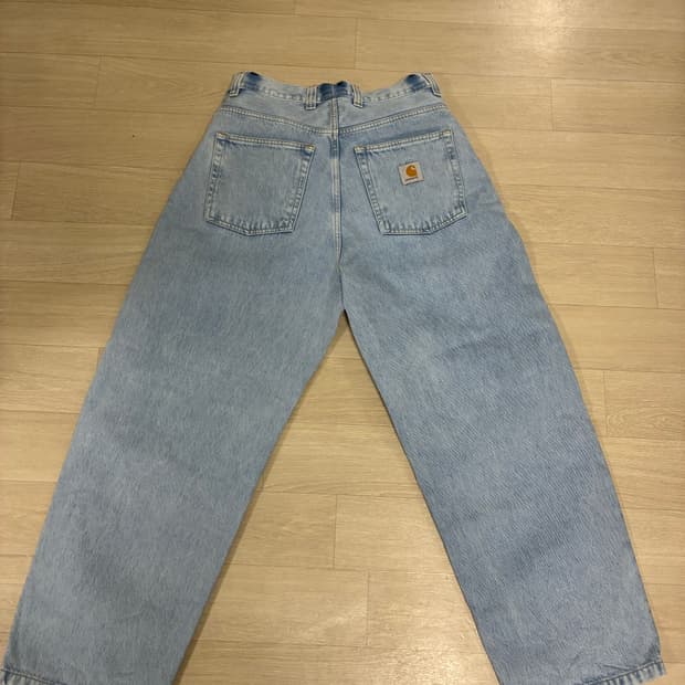 칼하트 WIP 브랜돈 팬츠 블루 헤비 스톤 블리치드 판매