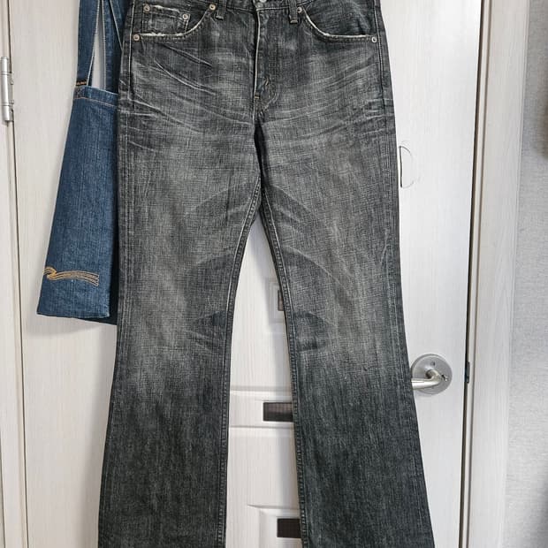 00s jp levis 517 30x33 리바이스 부츠컷 블랙워싱진