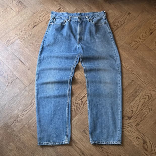 [36]리바이스 550 릴렉스핏 미디엄블루 데님 팬츠