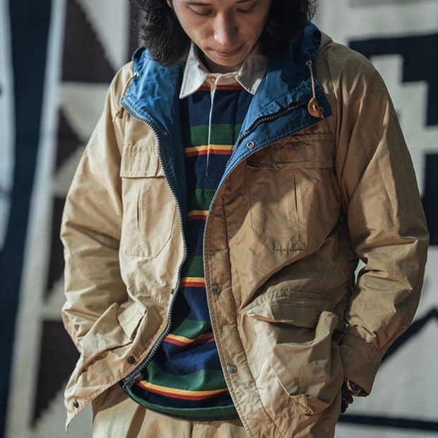 [M] 브론슨 논스탁 헤비 스트라이프 럭비 티 셔츠