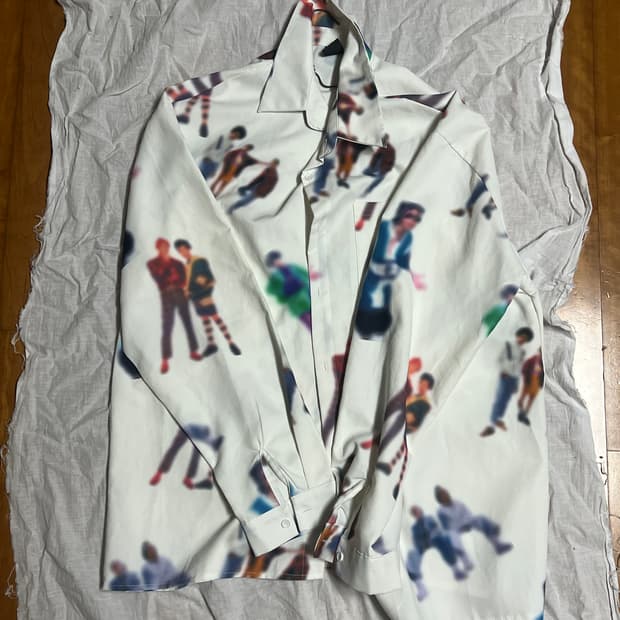 (새거) 편집샵 브랜드 제작 셔츠