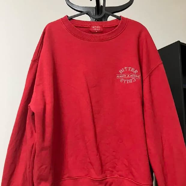 비터셀즈 레드 맨투맨 사이즈2