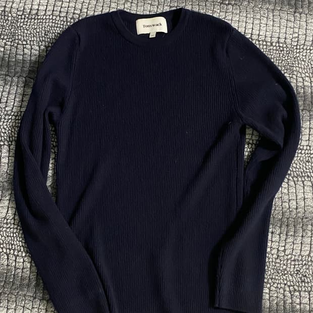 토니웩 슈퍼파인 메리노 코만도 니트 L