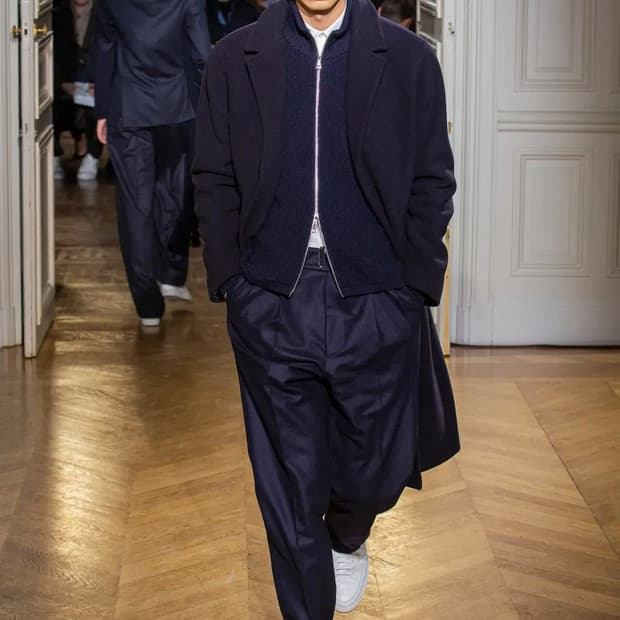 erd 울 플란넬 투플리츠 슬랙스 다크네이비  30