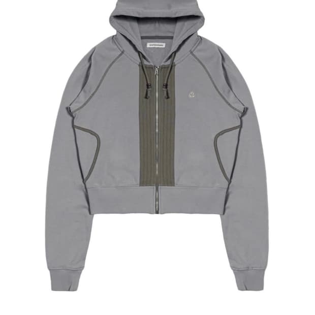 스마트어반유즈풀 (coyseio)  퍼커링 후드집업 그레이