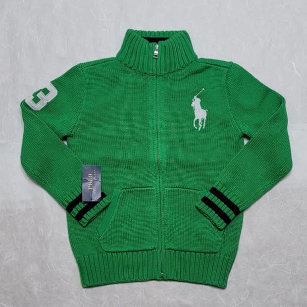  (새상품)Ralph Lauren Polo 빅포니 집업 가디건 스웨터 판