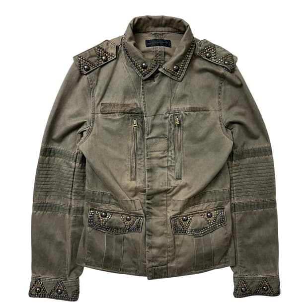 쟈딕앤볼테르 스터드 밀리터리 자켓