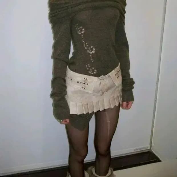 스컬프터 2way Shawl Dress Moss 투웨이 원피스 오프숄더