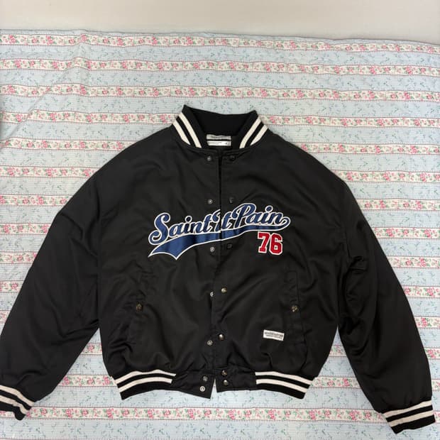 세인트페인 SP 팀 로고 스타디움 자켓 네이비 S