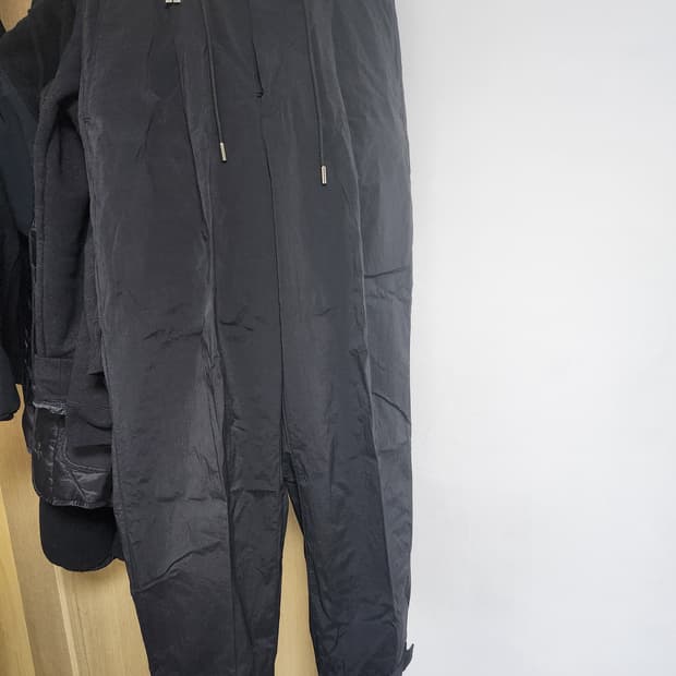 준지맛 지오송지오 나일론 와이드 팬츠 78 (1회착)