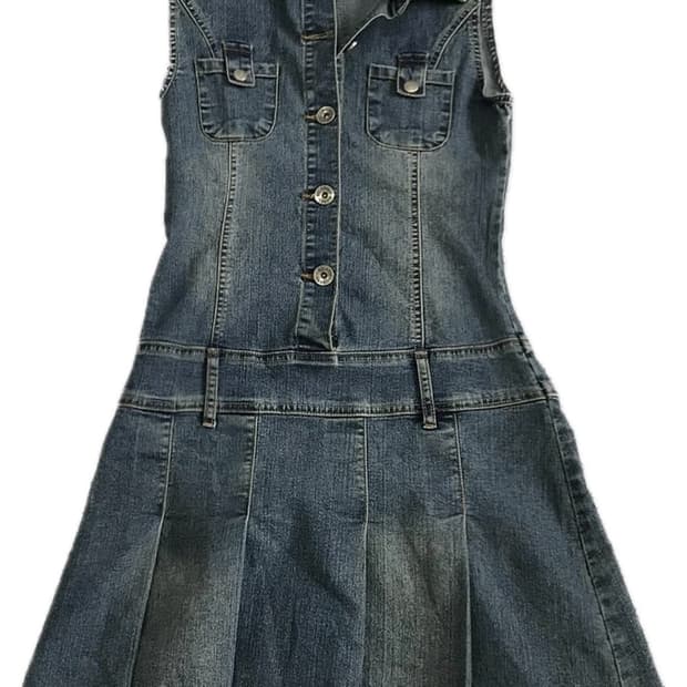denim one-piece