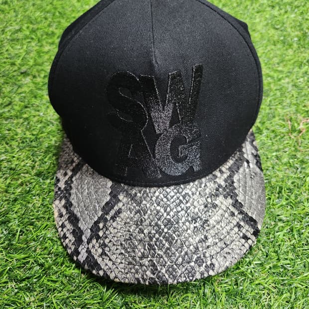 PREMIER SWAG 스냅백 🐍 스네이크 챙 힙합 스트릿 무드
