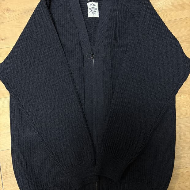 나나미카 5g zip cardigan(black) M사이즈