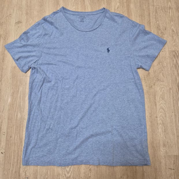 폴로 랄프로렌 스몰포니 라이트 블루 라운드 반팔티셔츠