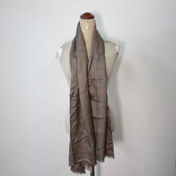 M-1288/살바토레 페레가모 정품 실크혼방 간치니 머플러