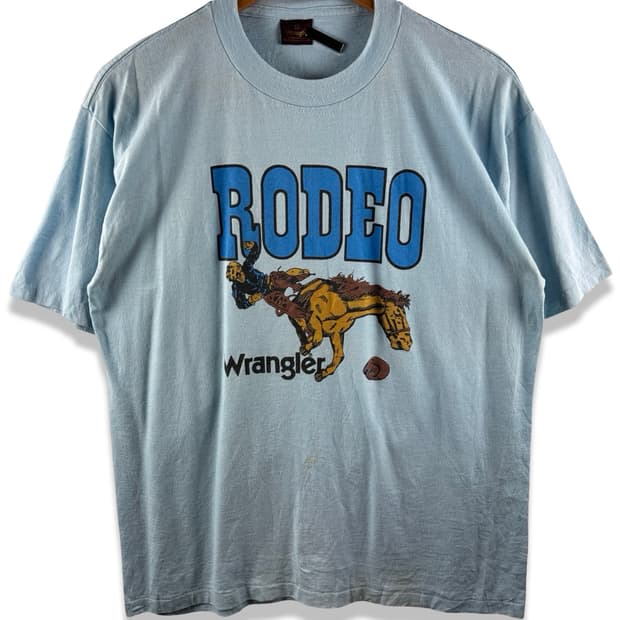 90S Wrangler  미국생산 로데오 카우보이 티셔츠3941