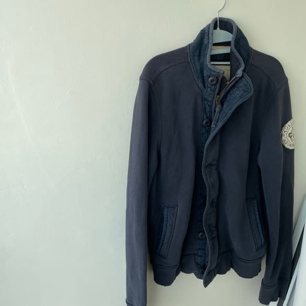 홀리스터 데미지 집업 자켓 M