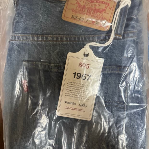 리바이스 LVC 1967 505 진 67505-0129  32x32