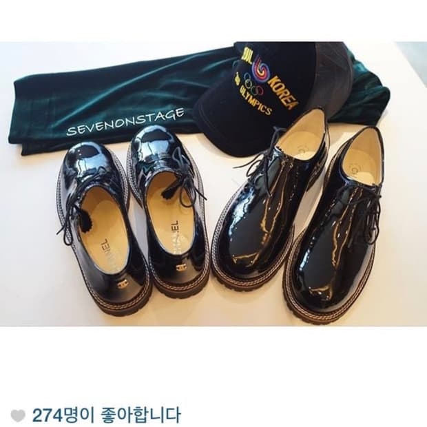 (레전드 지디착) 샤넬 레이스업 슈즈 41